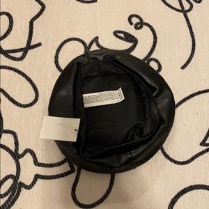 Leather beret